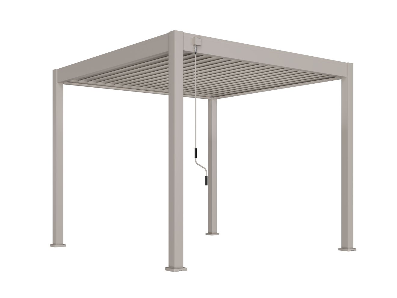 Kees Smit Collectie Cedrino Pergola 300x300x255cm – Taupe
