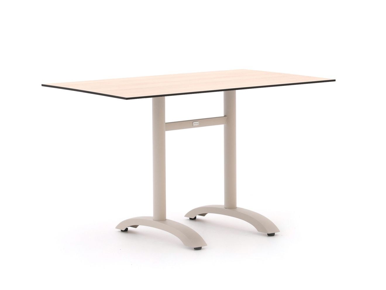 Bellagio tuinmeubelen Lisio tuintafel 140x80x73cm – Taupe