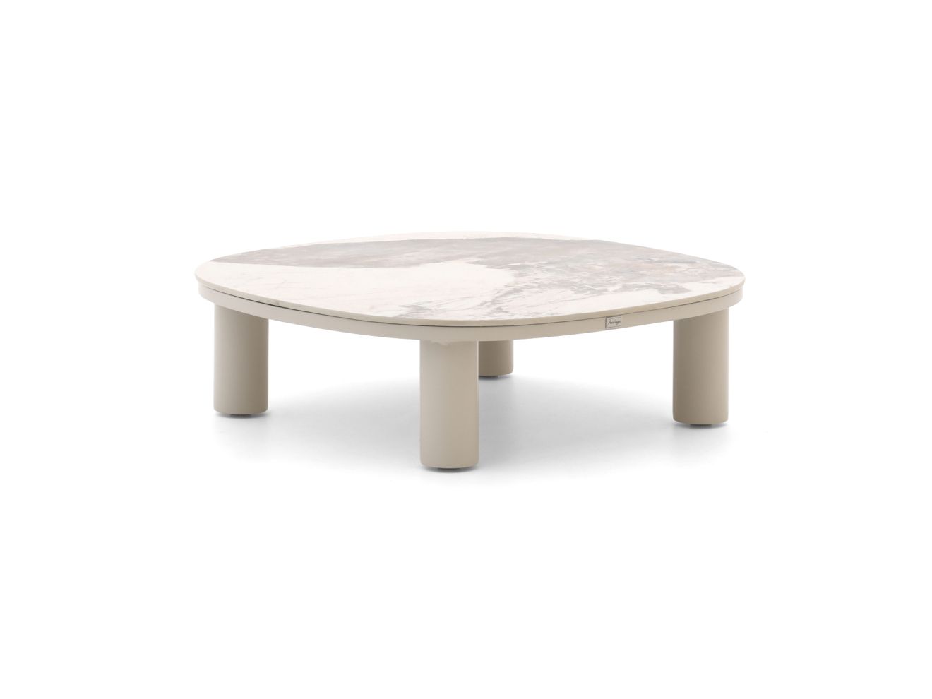 Bellagio tuinmeubelen Gorizia lounge tuintafel 90x90x27cm – Taupe