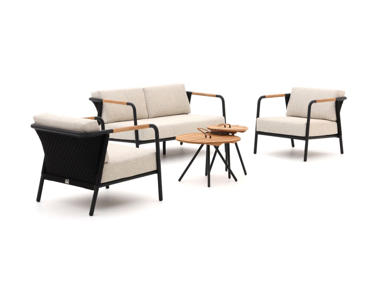 Apple Bee Elle stoel-bank loungeset 5-delig - Laagste prijsgarantie!