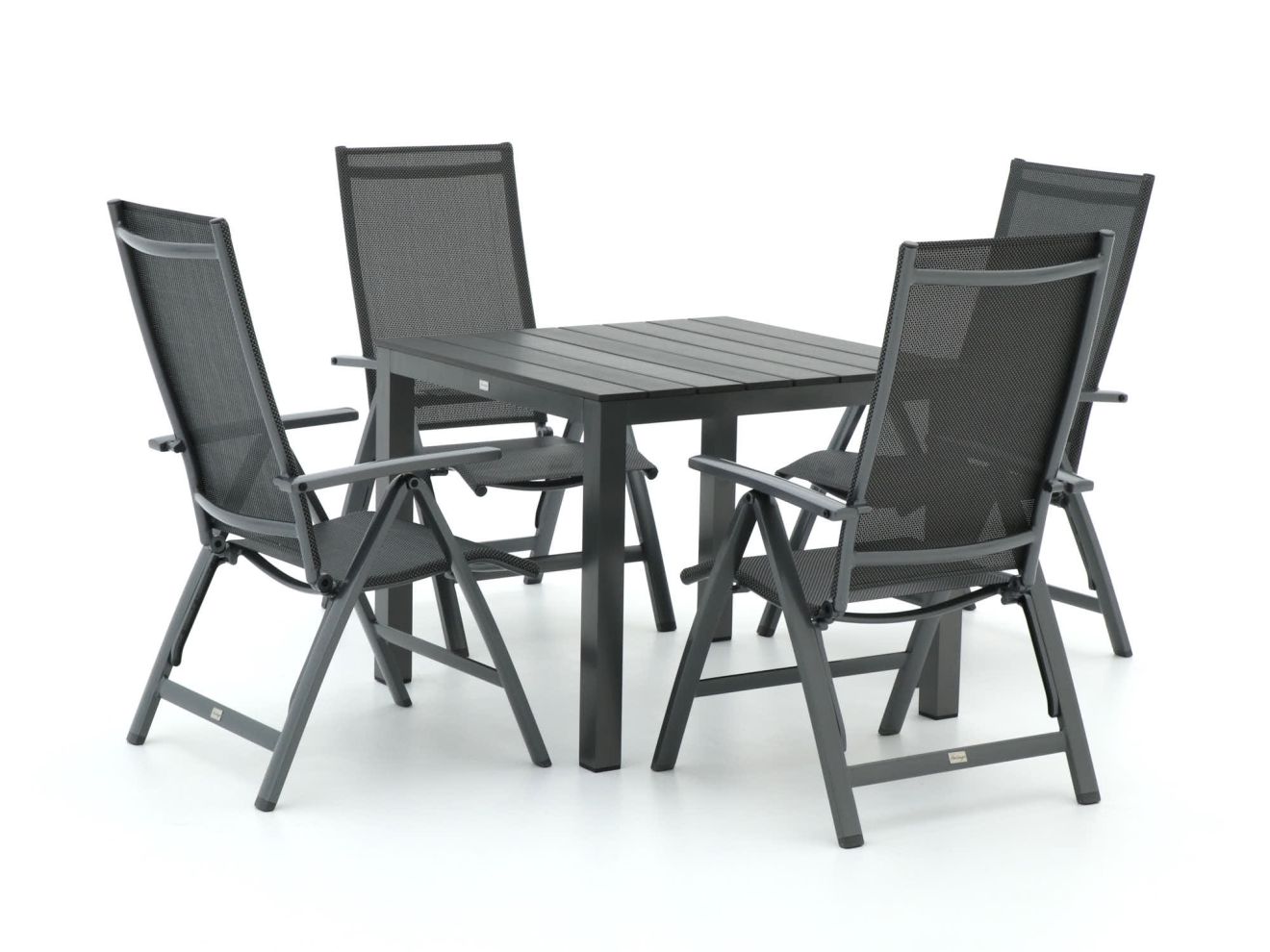 Bellagio Avenza/Fidenza 90cm dining tuinset 5-delig verstelbaar