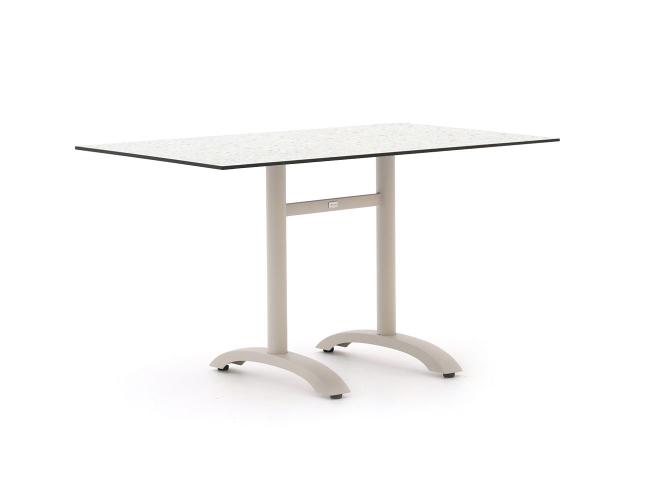Bellagio tuinmeubelen Lisio tuintafel 140x80x73cm – Taupe