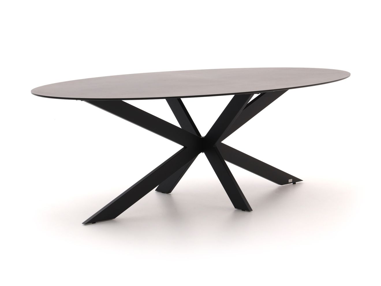 Bellagio tuinmeubelen Furato ellips dining tuintafel 240x120cm – Zwart