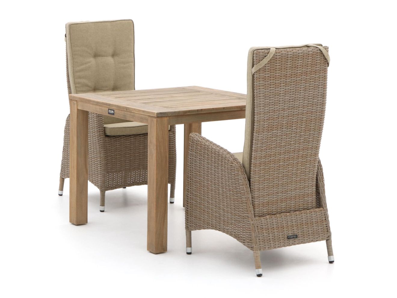 Intenso Fabrizi/ROUGH-S 90cm dining tuinset 3-delig verstelbaar
