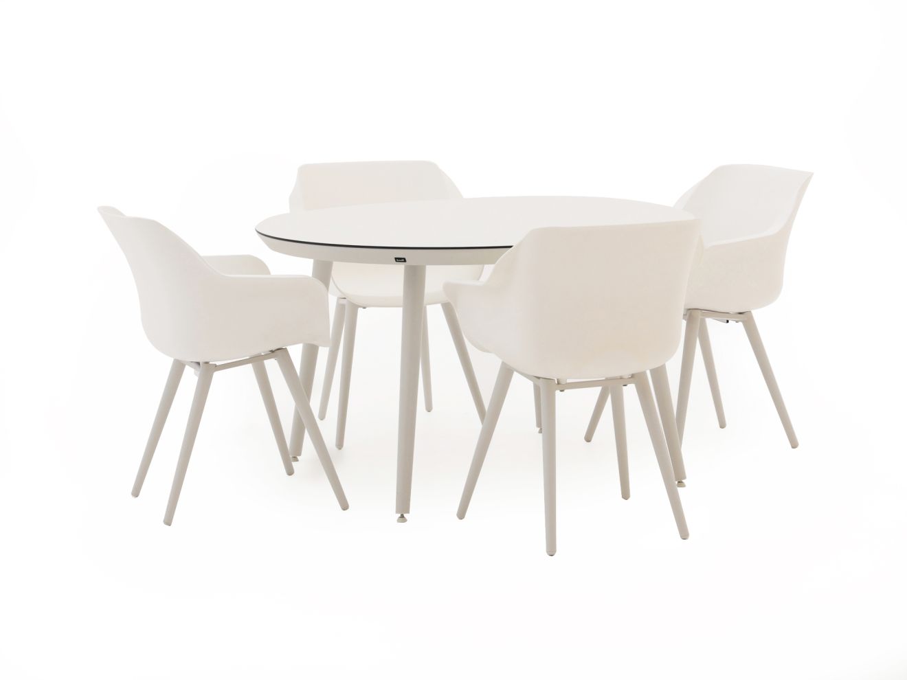 Hartman Sophie Studio ø128cm dining tuinset 5-delig - Laagste prijsgarantie!
