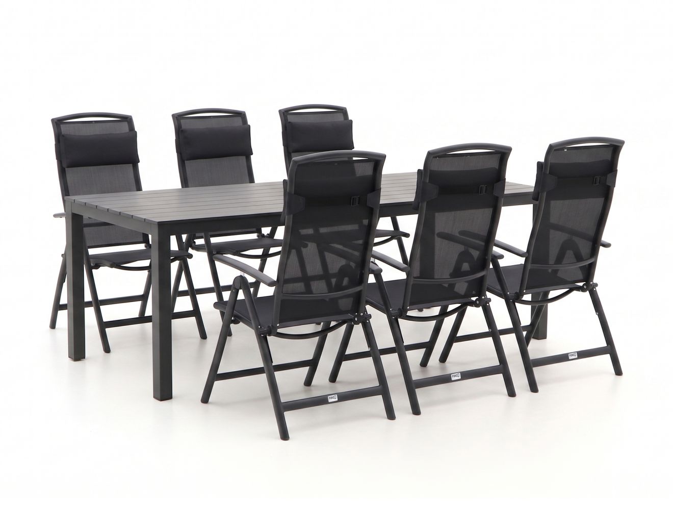 Forza Furniture Capri/Menzano 220cm dining tuinset 7-delig verstelbaar