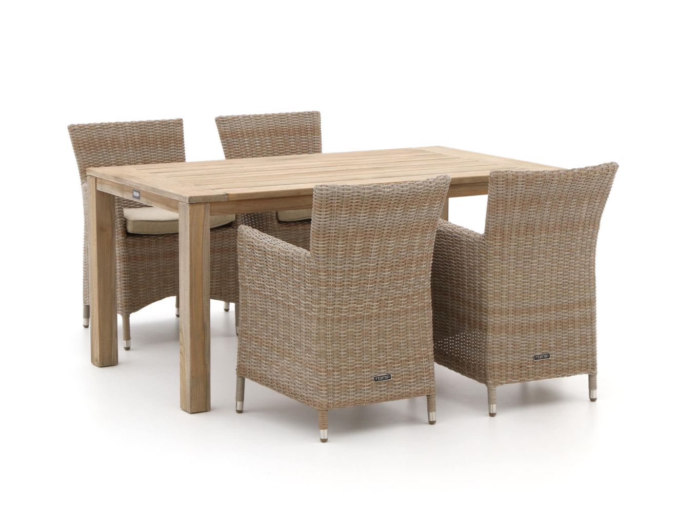 Intenso Borno/ROUGH-S 160cm dining tuinset 5-delig