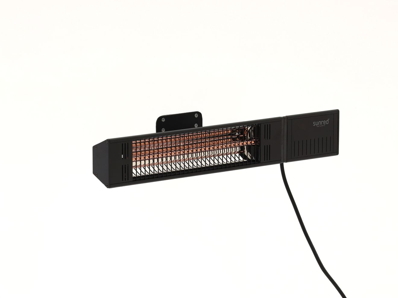 Sunred Ultra Fortuna muur terrasverwarmer 1500 Watt – Zwart