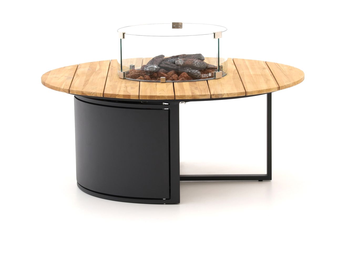 Cosiloft lounge vuurtafel ø120cm (h: 50cm) – Grijs
