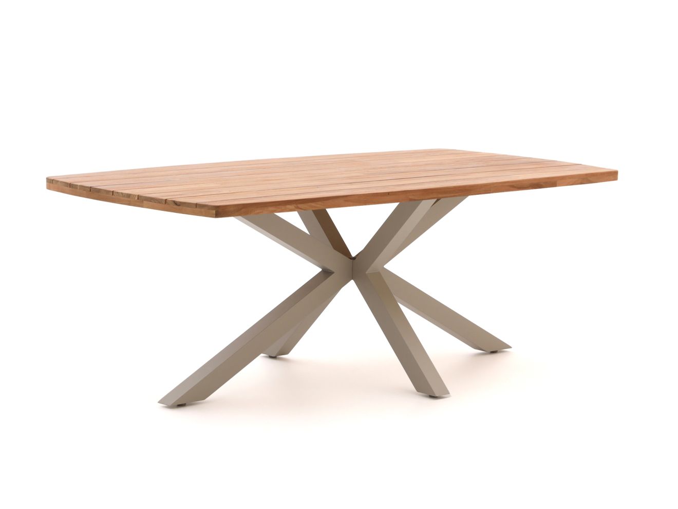 Bellagio tuinmeubelen Induno Deens Ovaal dining tuintafel 240x120cm – Bruin