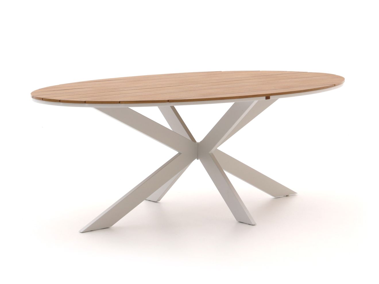 Bellagio tuinmeubelen Fidenza dining tuintafel ovaal 220x115cm – Wit