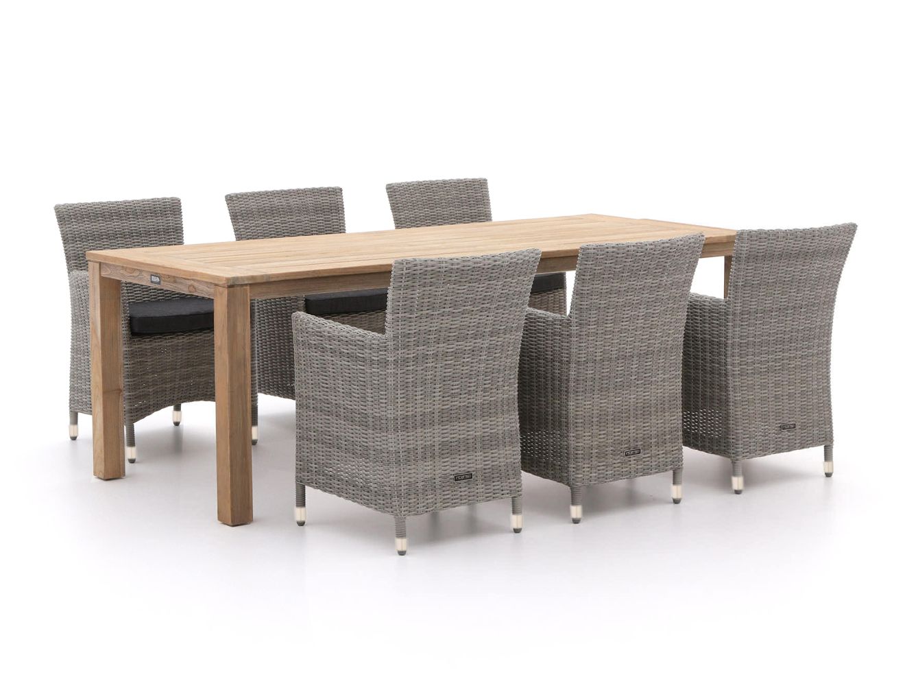 Intenso Borno/ROUGH-S 220cm dining tuinset 7-delig
