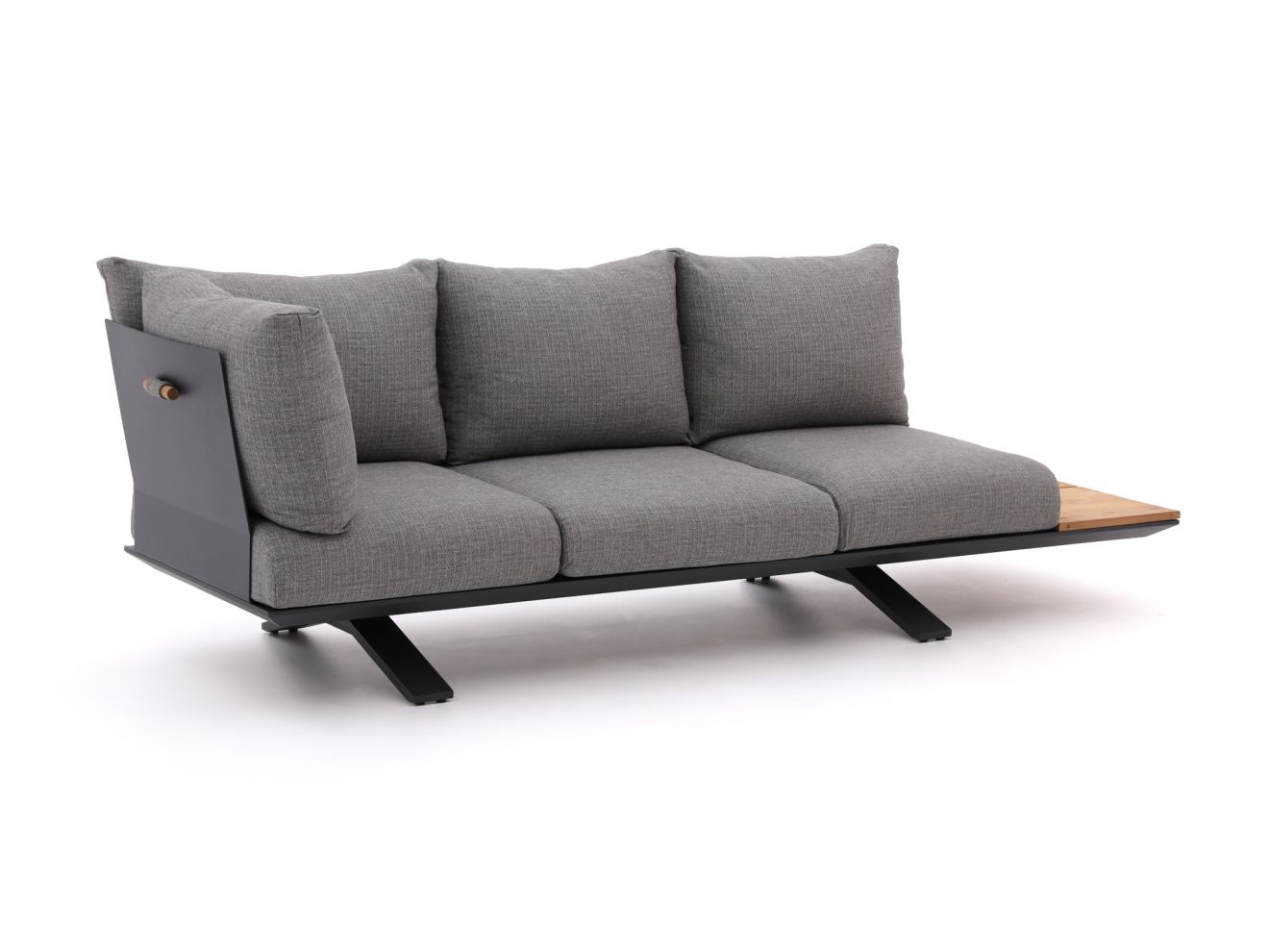 SUNS Stockholm lounge tuinbank 3-zits hoekelement 255cm - Laagste prijsgarantie!