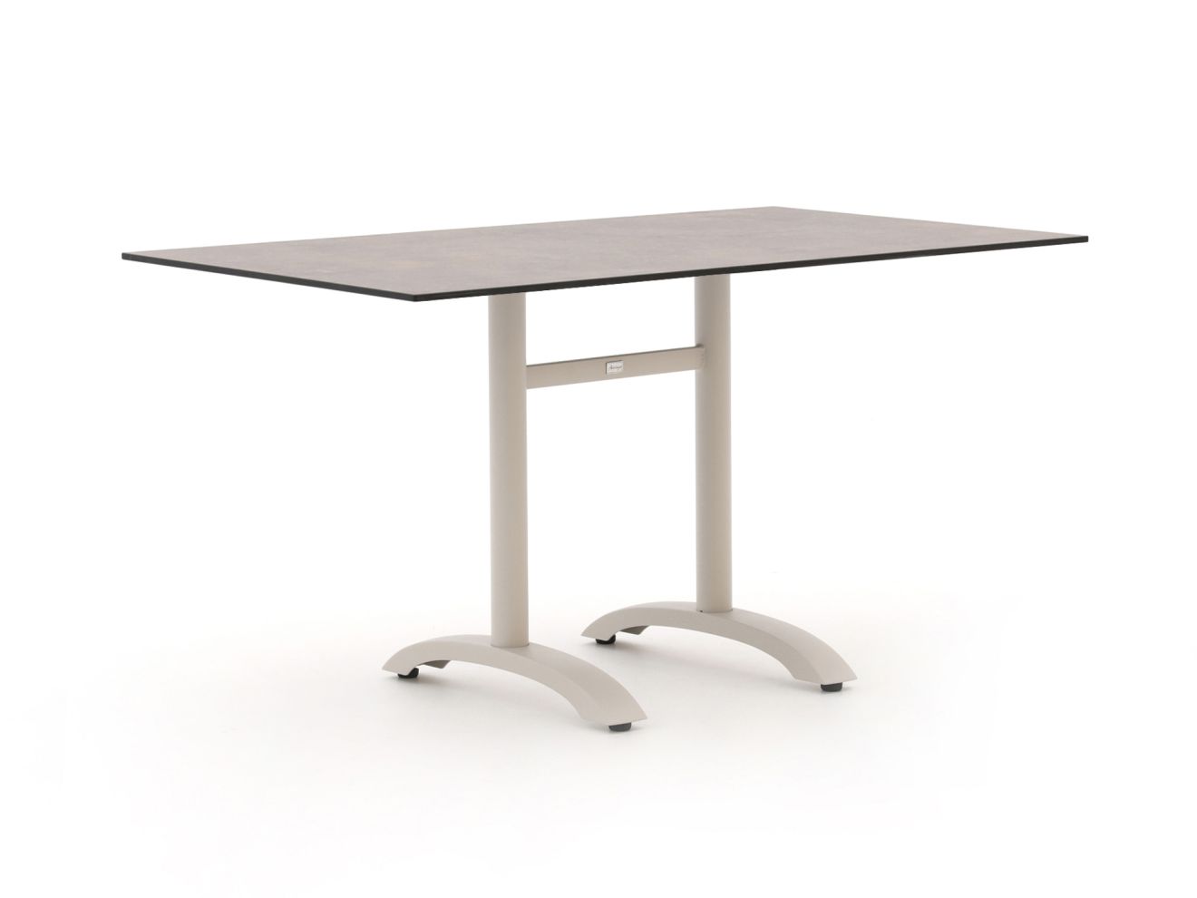 Bellagio tuinmeubelen Lisio tuintafel 140x80x73cm – Taupe