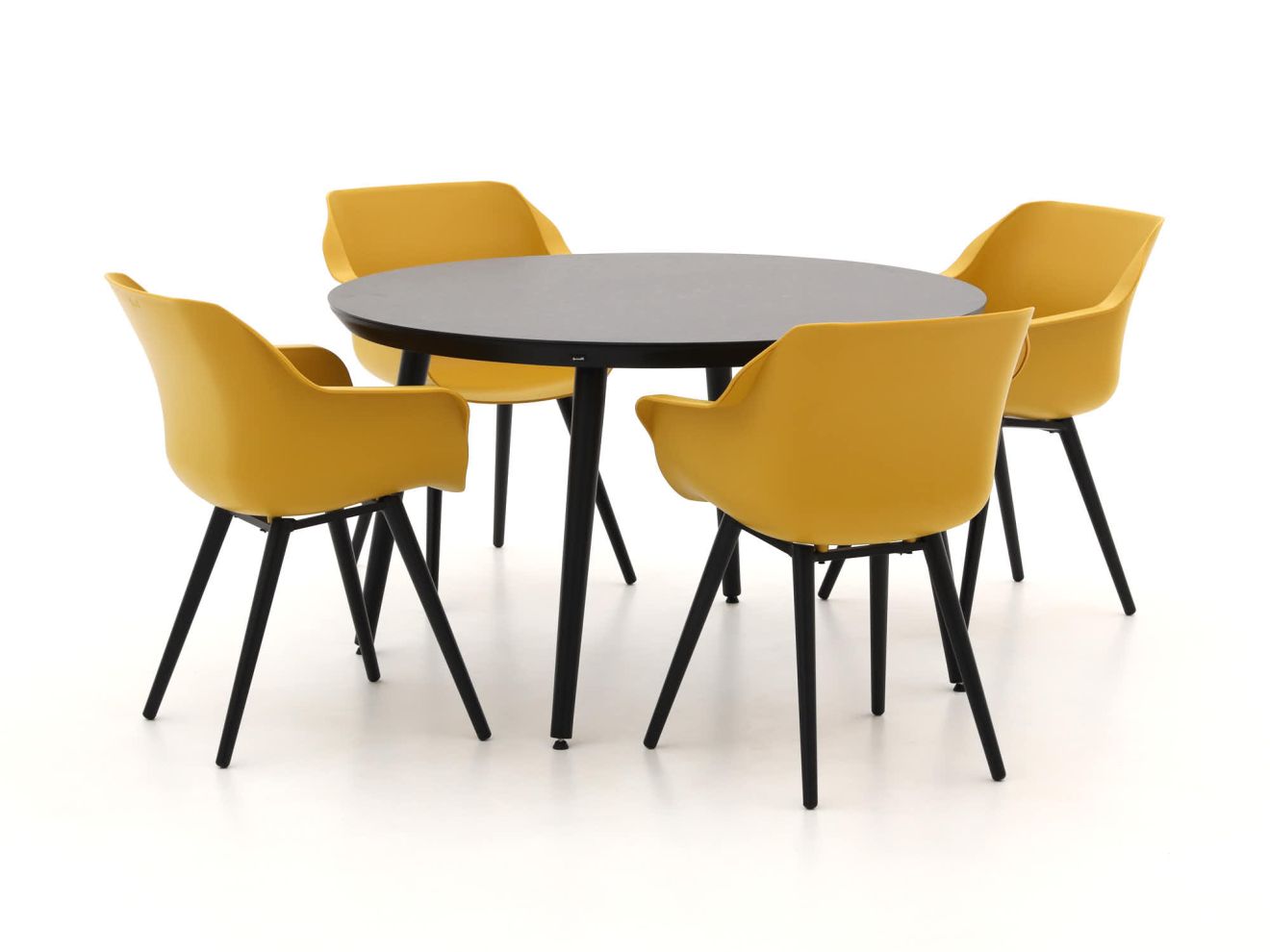 Hartman Sophie Studio ø128cm dining tuinset 5-delig - Laagste prijsgarantie!