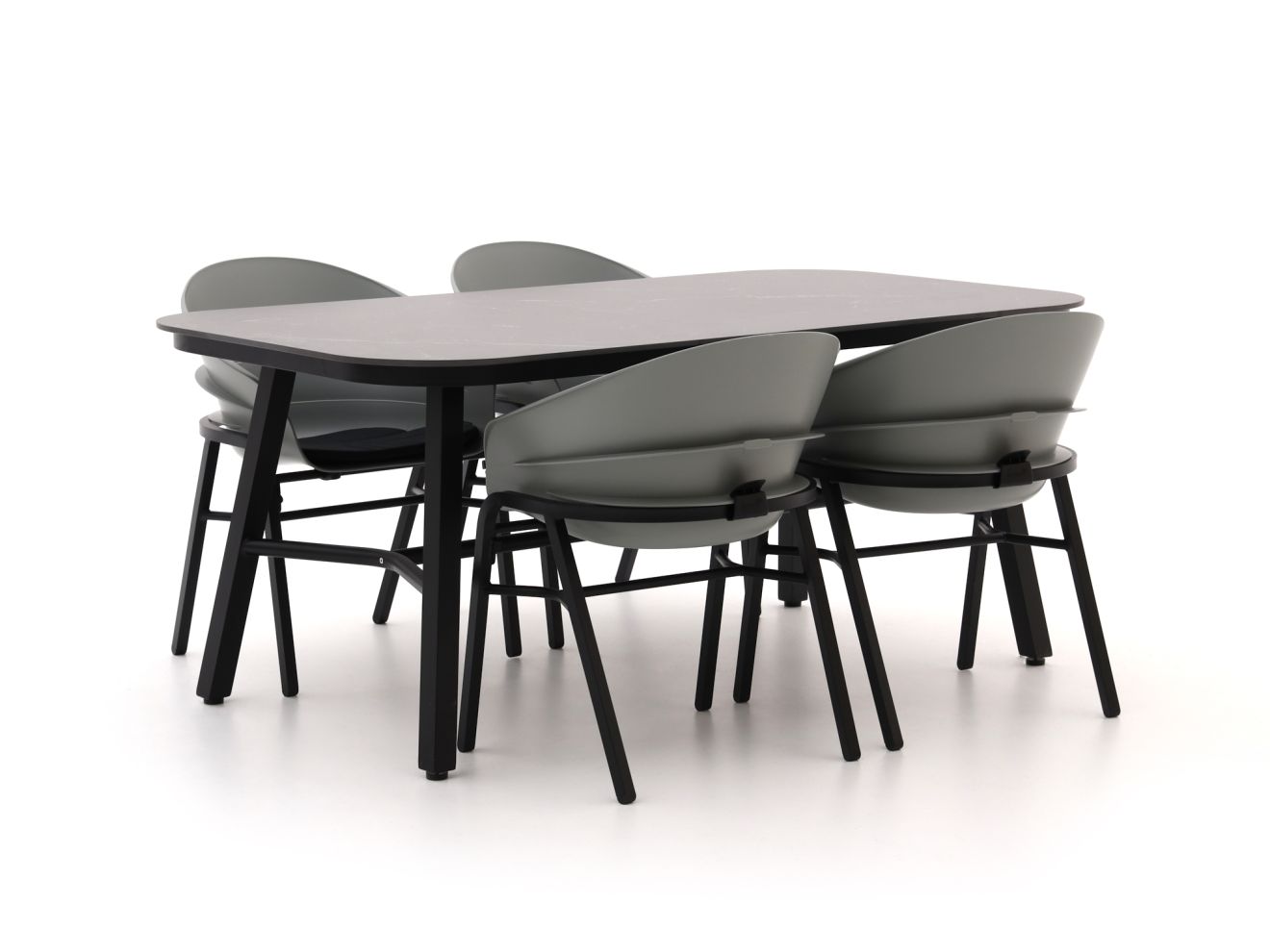 Hartman Tubb dining tuinset 185cm 5-delig verstelbaar