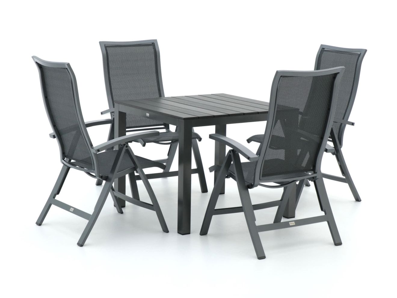 Bellagio Lugo/Fidenza 90cm dining tuinset 5-delig verstelbaar