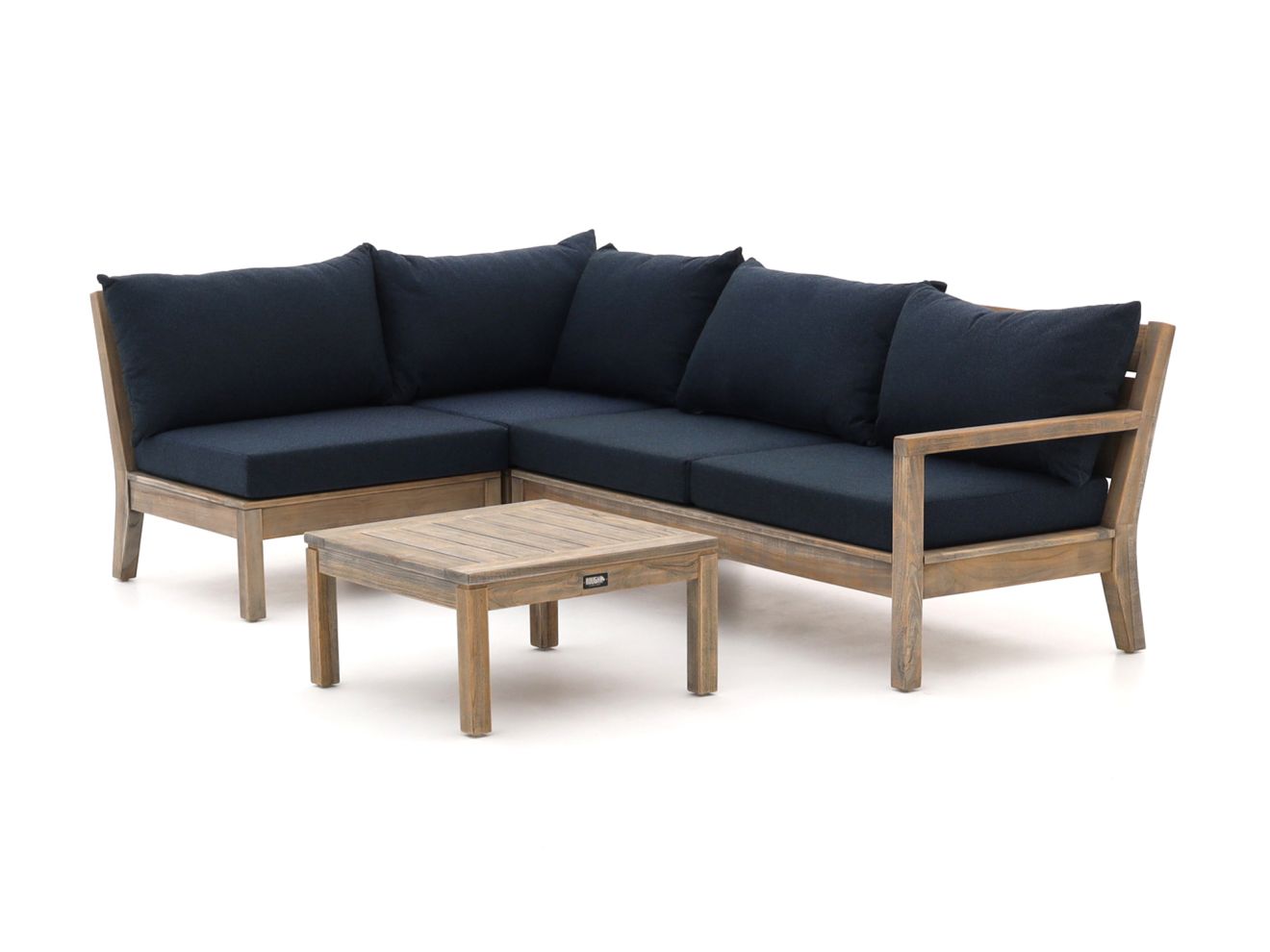 ROUGH Batang hoek loungeset 4-delig links - Laagste prijsgarantie!