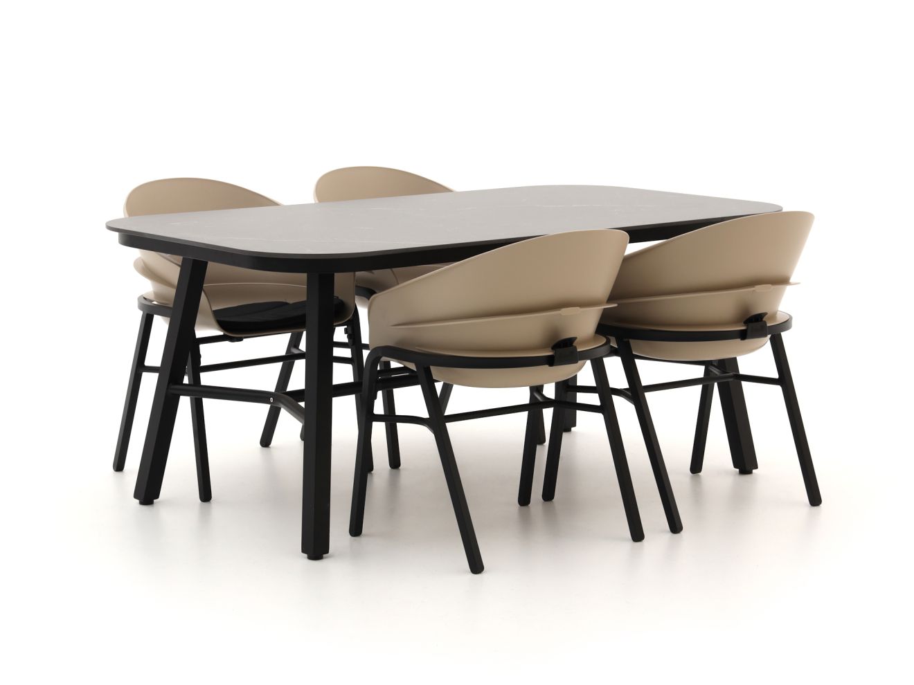 Hartman Tubb dining tuinset 185cm 5-delig verstelbaar