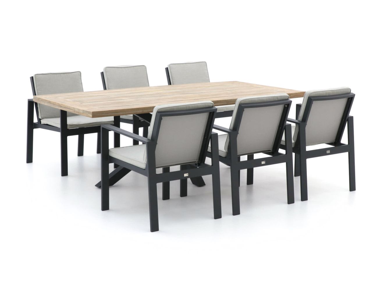 Bellagio Vezzano/Montorio 220cm dining tuinset 7-delig - Laagste prijsgarantie!