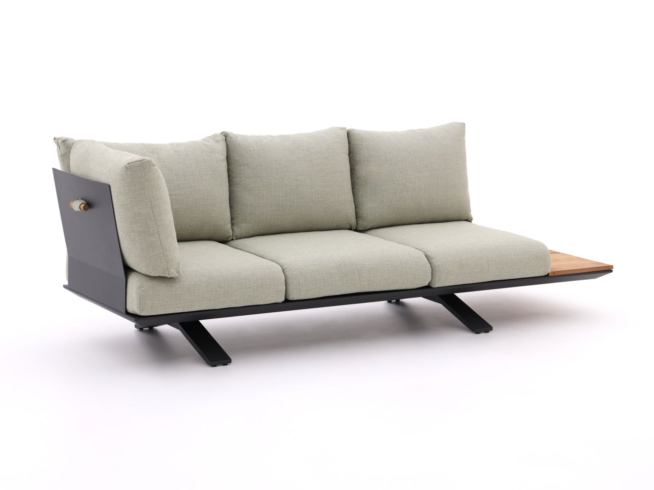 SUNS Stockholm lounge tuinbank 3-zits hoekelement 255cm