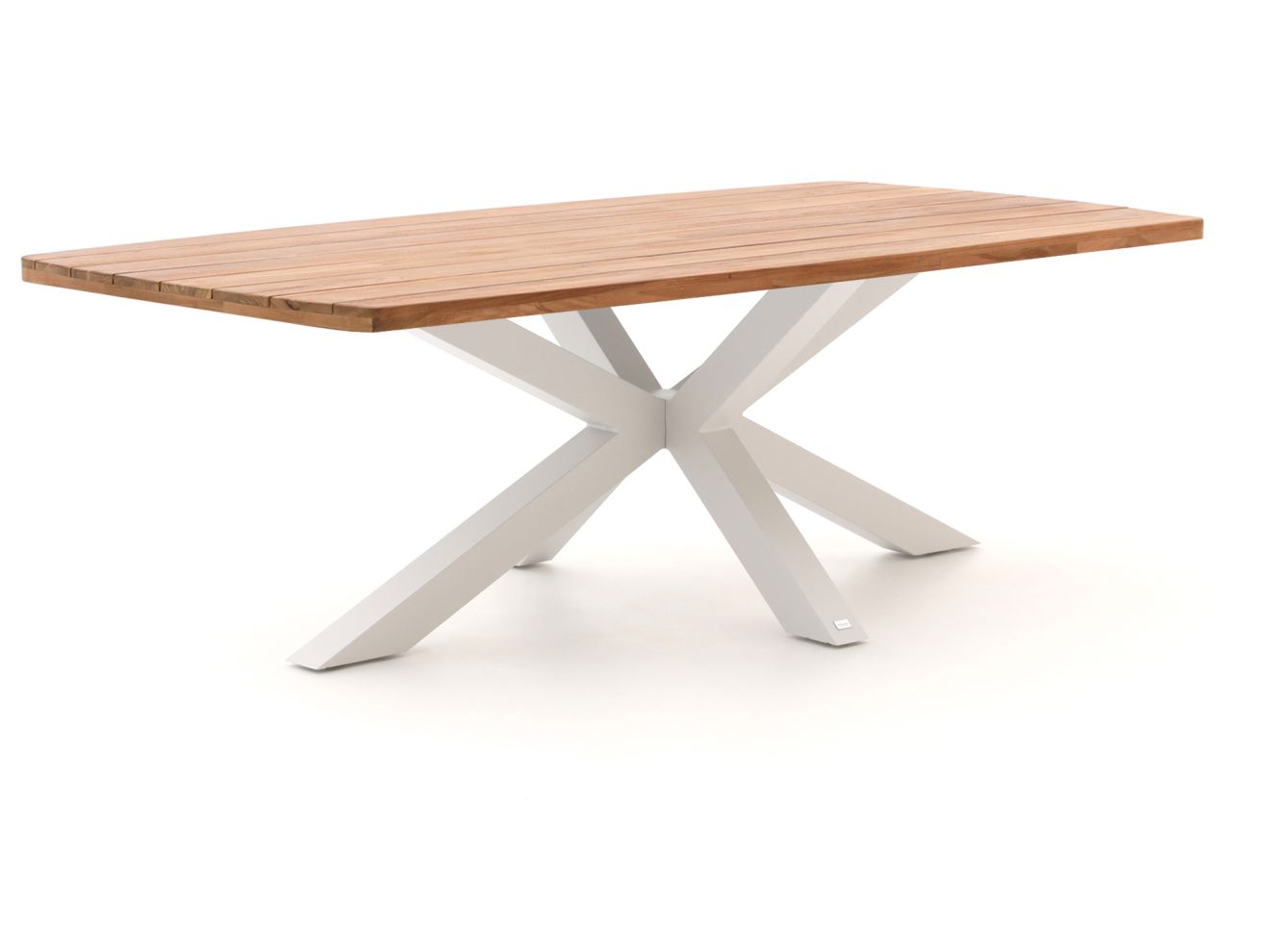 Bellagio tuinmeubelen Induno Deens Ovaal dining tuintafel 240x120cm – Wit