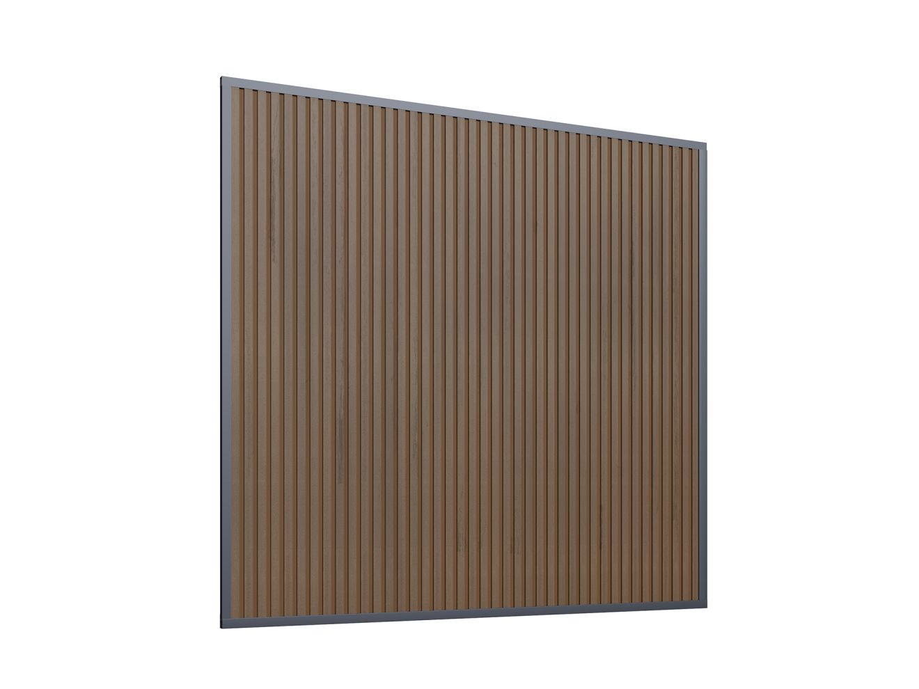 Kees Smit Collectie WPC Wand 265cm t.b.v. Cedrino Pergola 530x360x255cm – Grijs