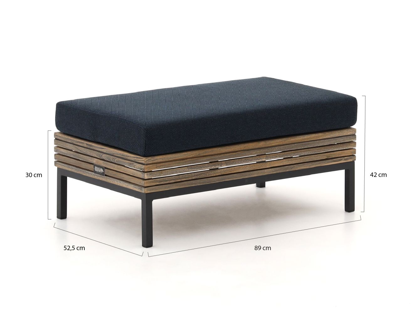 ROUGH-D lounge voetenbank 89x52,5cm