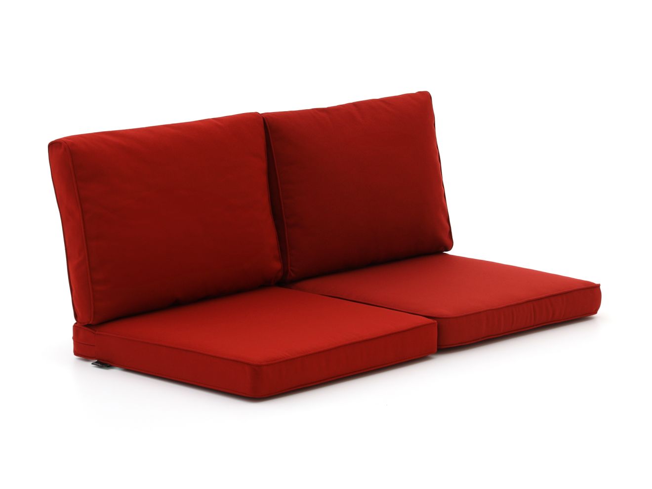 Madison loungekussenset luxe zit 60x60cm rug 60x40cm 4-delig – Rood