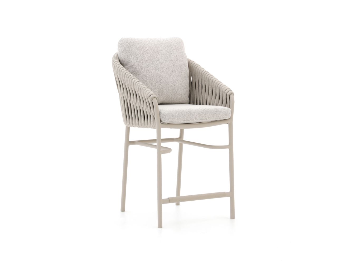 SUNS Nappa low barstoel stapelbaar – Taupe