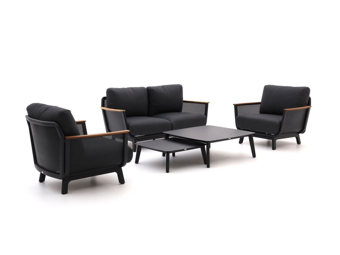 Bellagio Sorico stoel-bank loungeset 4-zits 5-delig