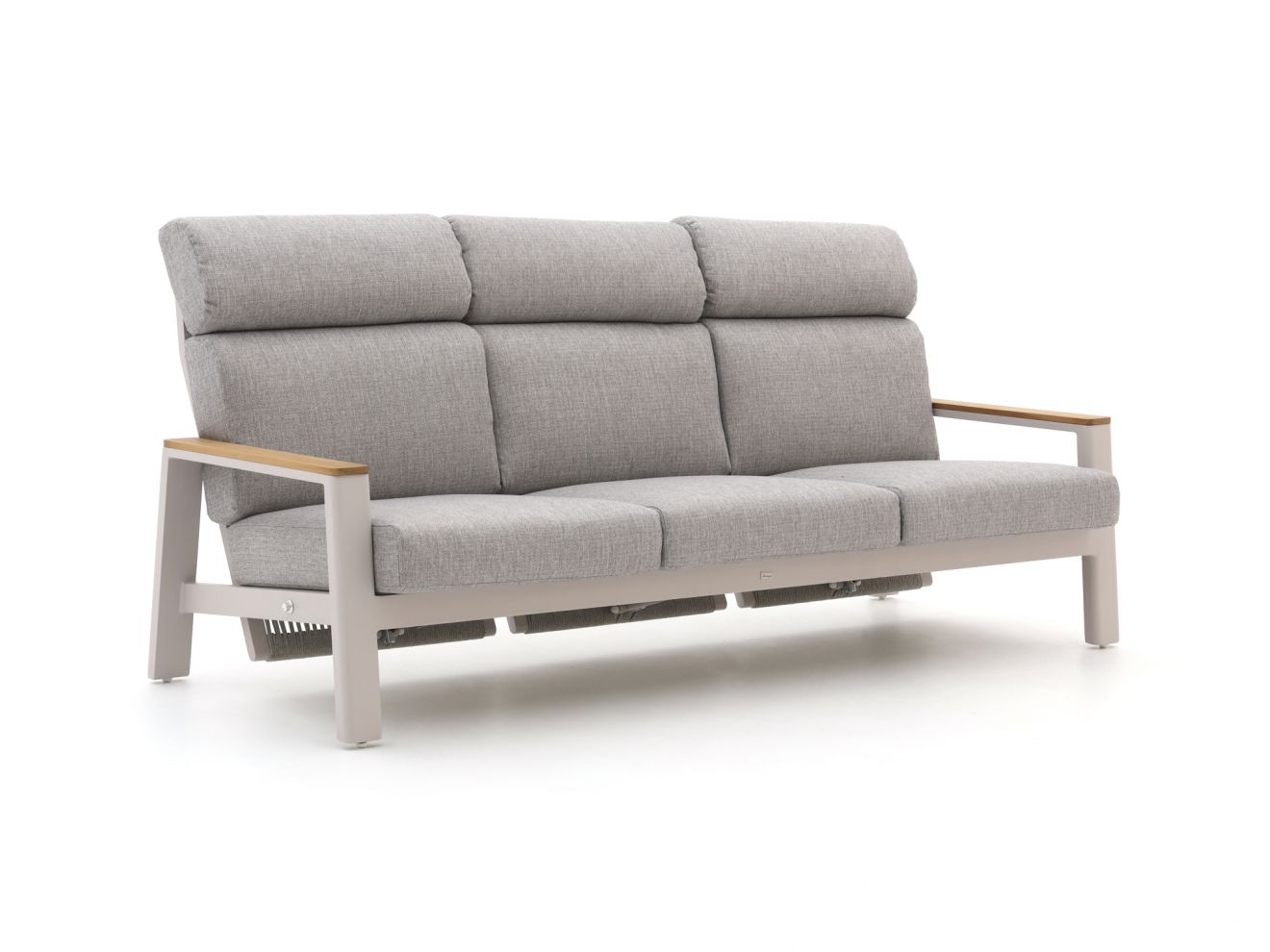 Bellagio tuinmeubelen Ledrotta lounge tuinbank 3-zits 228cm – Taupe