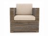 ROUGH-C/Cosiraw stoel-bank loungeset met vuurtafel 4-delig