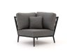 Bellagio Mineo/Cosiloft Novi hoek loungeset met vuurtafel 5-delig