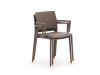 Forza Sile/Canzo 70cm dining tuinset 3-delig verstelbaar