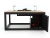 ROUGH-C/Cosiraw hoek loungeset met vuurtafel 4-delig