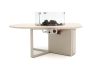 Cosiloft Novi lounge vuurtafel 125x102x50cm - Aluminium