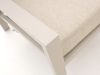 Manifesto Alzano lounge tuinstoel verstelbaar met voetenbank - Taupe - Naturel - Bruin - Textileen
