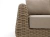 Intenso Tarcento lounge tuinstoel - Taupe - Naturel - Bruin - Wicker (vlechtwerk)