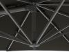 Shadowline Francisco zweefparasol 300x300cm - Charcoal Black (incl. voet 160kg verrijdbaar) (incl. kruisvoet, excl. tegels) (incl. beschermhoes)
