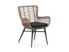 Intenso Asti/Rough-Y Ø120cm dining tuinset 5-delig