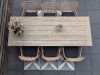 Intenso Asti dining tuinstoel - Taupe - Naturel - Bruin - Wicker (vlechtwerk)