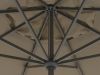 Shadowline Aruba parasol ø 350cm - Light Taupe (incl. 60 kg voet) (incl. beschermhoes)
