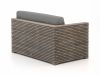 ROUGH-C/Cosiraw hoek loungeset met vuurtafel 4-delig