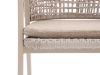 Manifesto Valsecca dining tuinstoel - Taupe - Naturel - Bruin - Wicker (vlechtwerk)