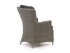 Intenso Milano dining lounge tuinstoel - Grijs - Antraciet - Wicker (vlechtwerk)
