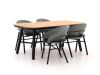 Hartman Tubb dining tuinset 185cm 5-delig verstelbaar