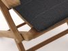 Tuinkussen 83x42cm t.b.v. klapstoel Country/Leeds - Dark Grey Melange