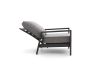 Tierra Outdoor Musone lounge tuinstoel verstelbaar - Grijs - Antraciet - Textileen