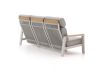 Bellagio Ledrotta lounge tuinbank 3-zits 228cm - Sand (incl. kussens)